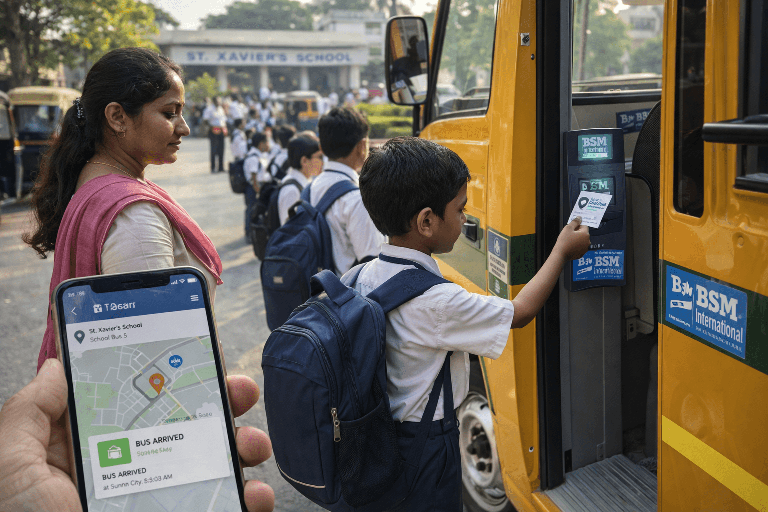 RFID & GPS Enabled School Bus & Student Tracking System